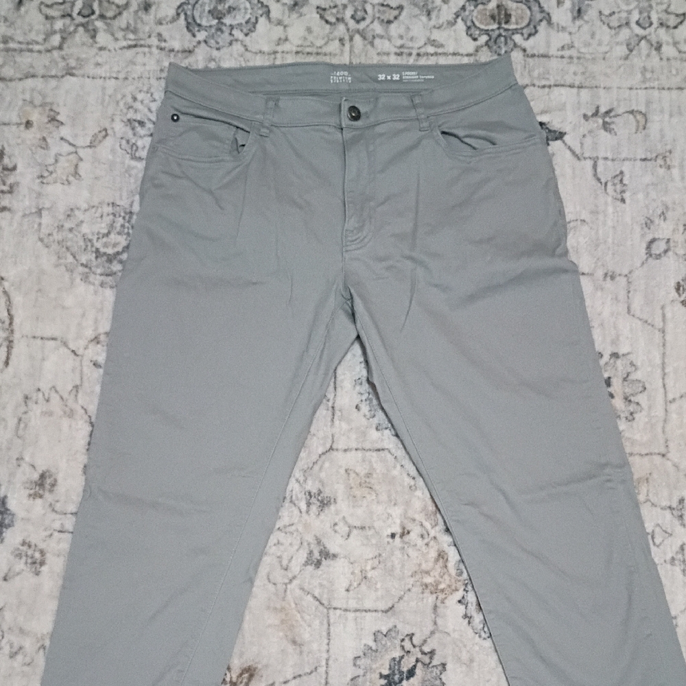 Izod Premium Stretch Light Gray Pants
